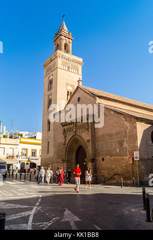 Kirche St. Markus, Plaza San Marcos, Sevilla, Andalusien, Spanien Stockfoto