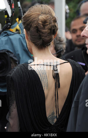 Angelina Jolie besucht eine eigene Rezeption für Disney's Malefiz zur Unterstützung des Great Ormond Street Hospital im Kensington Palace. © Paul Treadway Stockfoto