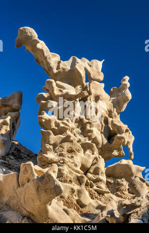 Siltstone Felsformationen an Fantasy Canyon, in der Nähe von Vernal, Utah, USA Stockfoto