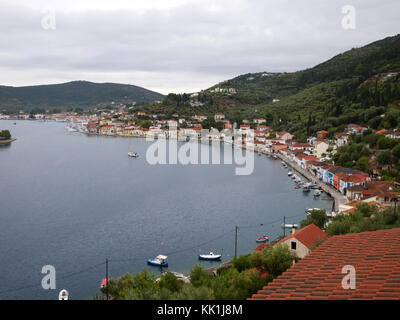 Vathy, Ithaka, Griechenland. Stockfoto