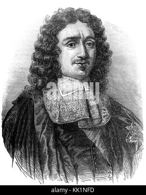 Jean-Baptiste Colbert, Marquis de Seignelay, 1619 - 1683, französischer Staatsmann und Finanzminister Stockfoto