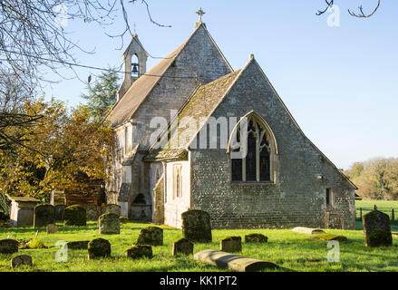 Dorf Pfarrkirche St. Maria Magdalena, Woodborough, Wiltshire, England, Großbritannien Stockfoto