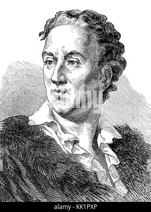 Denis Diderot, 1713 - 1784, ein französischer Schriftsteller, Philosoph der Aufklärung Stockfoto