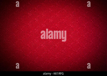 Red christmas background mit Ornament Textur Stockfoto