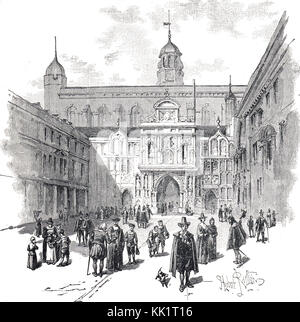 Guildhall, London, in der Zeit von Charles I. Stockfoto