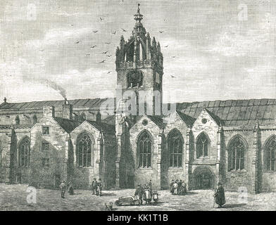 St Giles Kirche, Edinburgh im 17. Jahrhundert Stockfoto