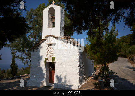 Eine kleine Kirche, Ikaria, Griechenland. Stockfoto