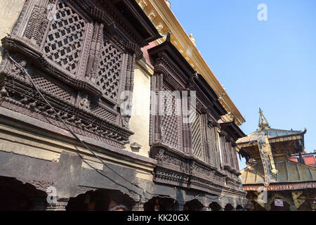 Swayambhunath Stupa, in Kathmandu Monkey Tempel Stockfoto