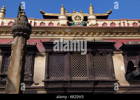 Swayambhunath Stupa, in Kathmandu Monkey Tempel Stockfoto