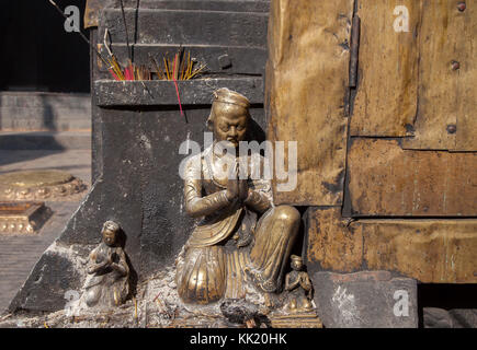 Swayambhunath Stupa, in Kathmandu Monkey Tempel Stockfoto