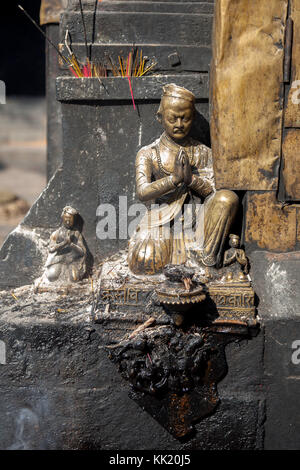 Swayambhunath Stupa, in Kathmandu Monkey Tempel Stockfoto