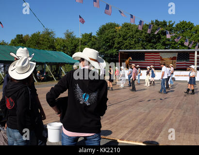 Wild West Show in der Charente Maritime Stockfoto