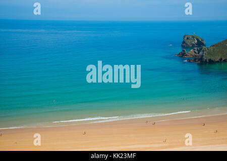 Torimbia Strand. Niembro, Asturien, Spanien. Stockfoto