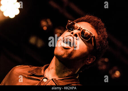 Mailand, Italien. 26. November 2017. Amerikanische Sänger Curtis Harding führt bei Circolo Magnolia. Quelle: Simone Brambilla / alamy Leben Nachrichten Stockfoto