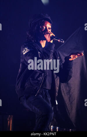 Brighton, Großbritannien . 27th. November 2017. Little Simz tritt am Montag, den 27. November 2017, im Brighton Center auf im Bild: Little Simz, Simbiatu Ajikawo, Simbi Ajikawo. Kredit: Julie Edwards/Alamy Live Nachrichten Stockfoto