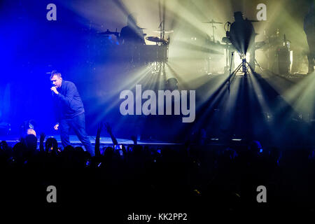 Brighton, Großbritannien. 27th. November 2017. Gorillaz bei einem Konzert am Montag, 27. November 2017, im Brighton Center, Brighton. Kredit: Julie Edwards/Alamy Live Nachrichten Stockfoto