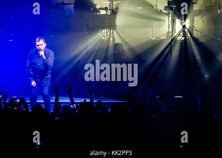 Brighton, Großbritannien. 27th. November 2017. Gorillaz bei einem Konzert am Montag, 27. November 2017, im Brighton Center, Brighton. Kredit: Julie Edwards/Alamy Live Nachrichten Stockfoto