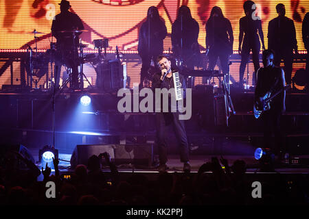 Brighton, Großbritannien. 27th. November 2017. Gorillaz bei einem Konzert am Montag, 27. November 2017, im Brighton Center, Brighton. Kredit: Julie Edwards/Alamy Live Nachrichten Stockfoto