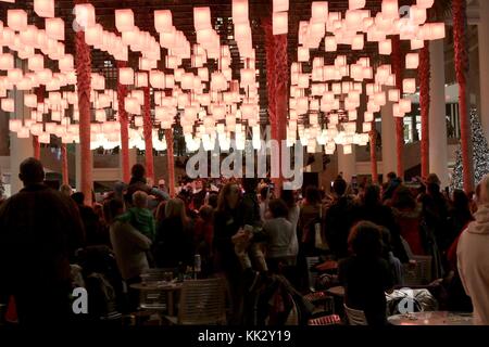 Urlaub Lichtinstallation in Brookfield, New York, USA Stockfoto