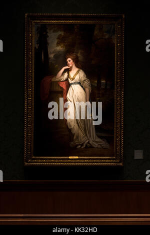 Los Angeles, USA – 6. Oktober 2016: Lady Mary Beauchamp-Procter (1749–1813) von George Romney. Die Huntington Library, Kunstsammlungen und Botanical G Stockfoto