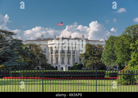 Das weiße Haus in den Vereinigten Staaten Stockfoto