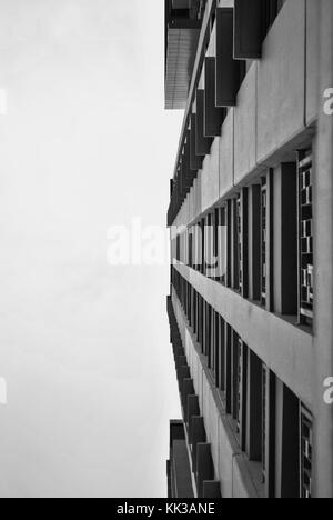 Black & White Apartment Foto Stockfoto