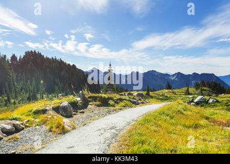 Malerische Landschaft auf sonnigen Tag im Sommer. Gut für natürliche Hintergrund. Stockfoto