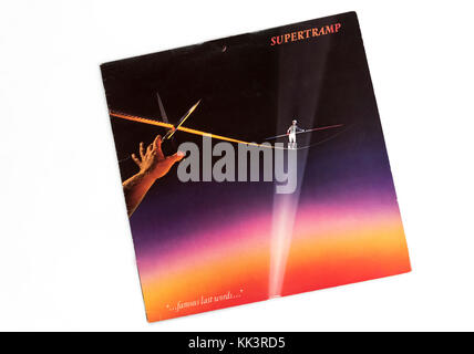 Supertramp, die Berühmten Letzten Worte, Album Cover, 1982 Stockfoto