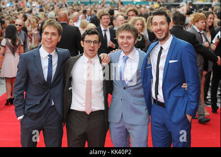 Die Weltpremiere der Inbetweeners 2 bei Vue Kino in London. 4. August 2014 © Paul Treadway Stockfoto