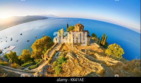 Kirche des Hl. Johannes von Kaneo, Ohrid, Mazedonien, UNESCO Stockfoto