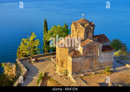 Kirche des Hl. Johannes von Kaneo, Ohrid, Mazedonien, UNESCO Stockfoto