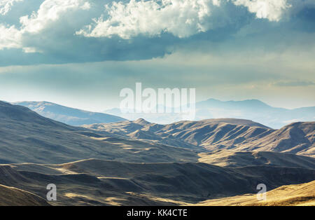 Pampas Landschaften in der Cordillera de los Andes, Peru, Südamerika Stockfoto