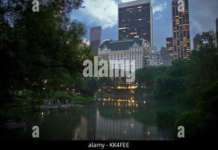 New york, die Gebäude von Manhattan - 27/05/2012 - - New york, die Gebäude von Manhattan - die Wolkenkratzer von New York Blick vom Central Park - Sylvain Leser / Le Pictorium Stockfoto