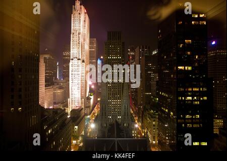 New york, die Gebäude von Manhattan - 27/05/2012 - - - die Wolkenkratzer von New York aus dem New York Palace - Sylvain Leser / Le Pictorium Stockfoto