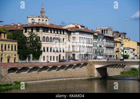 Palazzo Bardi-Tempi Malenchini Alberti und Palazzo im historischen Zentrum von Firenze Weltkulturerbe der UNESCO aufgeführt. Florenz, Toskana, Italien. 29. August 2. Stockfoto