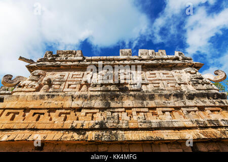 Maya Pyramide in Mexiko Stockfoto