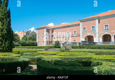 Botanischer Garten in Lissabon. Jardim de Buxo. Stockfoto