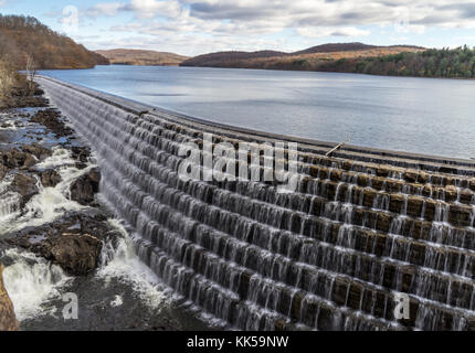 Neue croton Dam in Ha Noi Huson, New York. Stockfoto