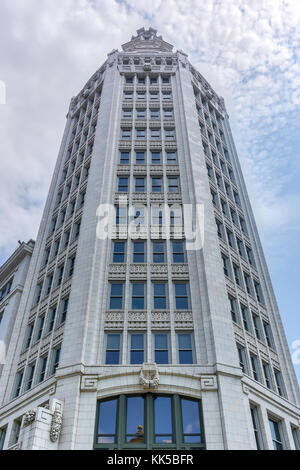 Buffalo, New York - 8. Mai 2016: elektrische Tower oder General Electric Turm in Buffalo, NY. 1912 gebaut, mit einer Höhe von 294 m, es ist die siebte ta Stockfoto