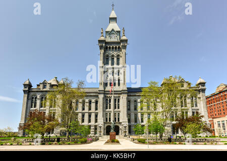 Erie County Hall, ist ein historisches Rathaus und Standesamt Gebäude am Büffel in Erie County, New York. Stockfoto