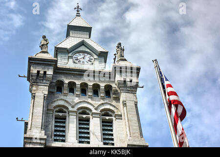 Erie County Hall, ist ein historisches Rathaus und Standesamt Gebäude am Büffel in Erie County, New York. Stockfoto