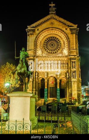 Die Eglise saint-Augustin de Paris (Kirche des hl. Augustinus) ist eine katholische Kirche in 46 Boulevard Malesherbes im 8. arrondissement von Par Stockfoto