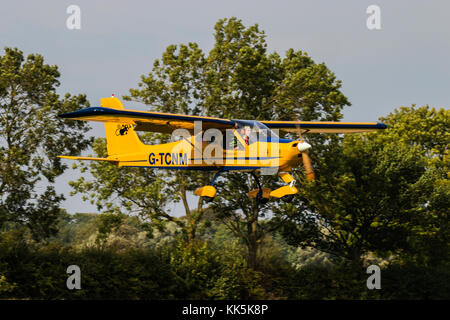 Tecnam P92-EA Echo G-TCNM Stockfoto