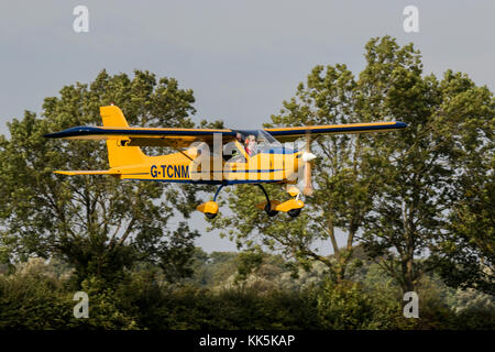 Tecnam P92-EA Echo G-TCNM Stockfoto