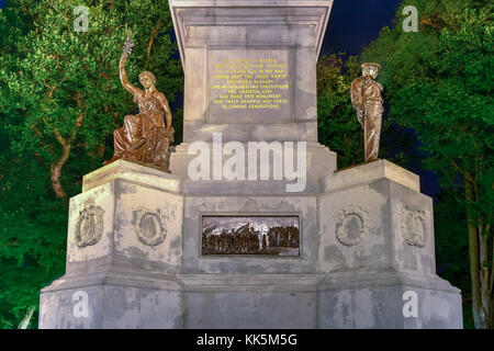 Die Soldaten und Matrosen Denkmal auf Boston Common in Boston, die in den usa Commonwealth von Massachusetts, errichtet in Erinnerung an Massachusetts soldie Stockfoto