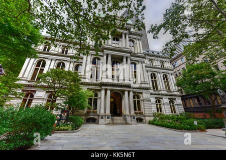 Vor dem Alten Rathaus in Boston, Massachusetts. Stockfoto