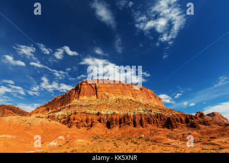 Sandstein Felsformationen in Utah, USA. Stockfoto