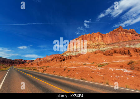 Sandstein Felsformationen in Utah, USA. Stockfoto