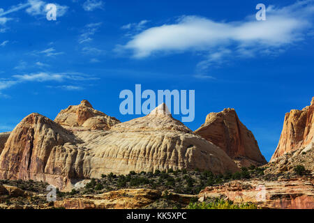 Sandstein Felsformationen in Utah, USA. Stockfoto