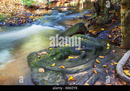 Wasserfall Kbal Spean Stockfoto